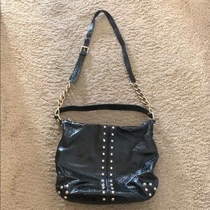Micheal Kors Black Studded Purse